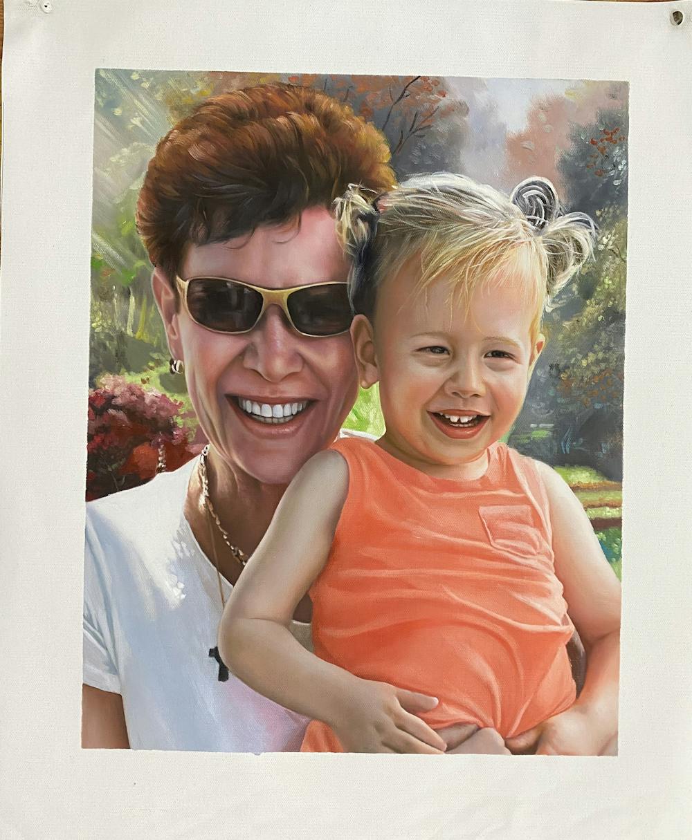 Artist-Rendered Painting