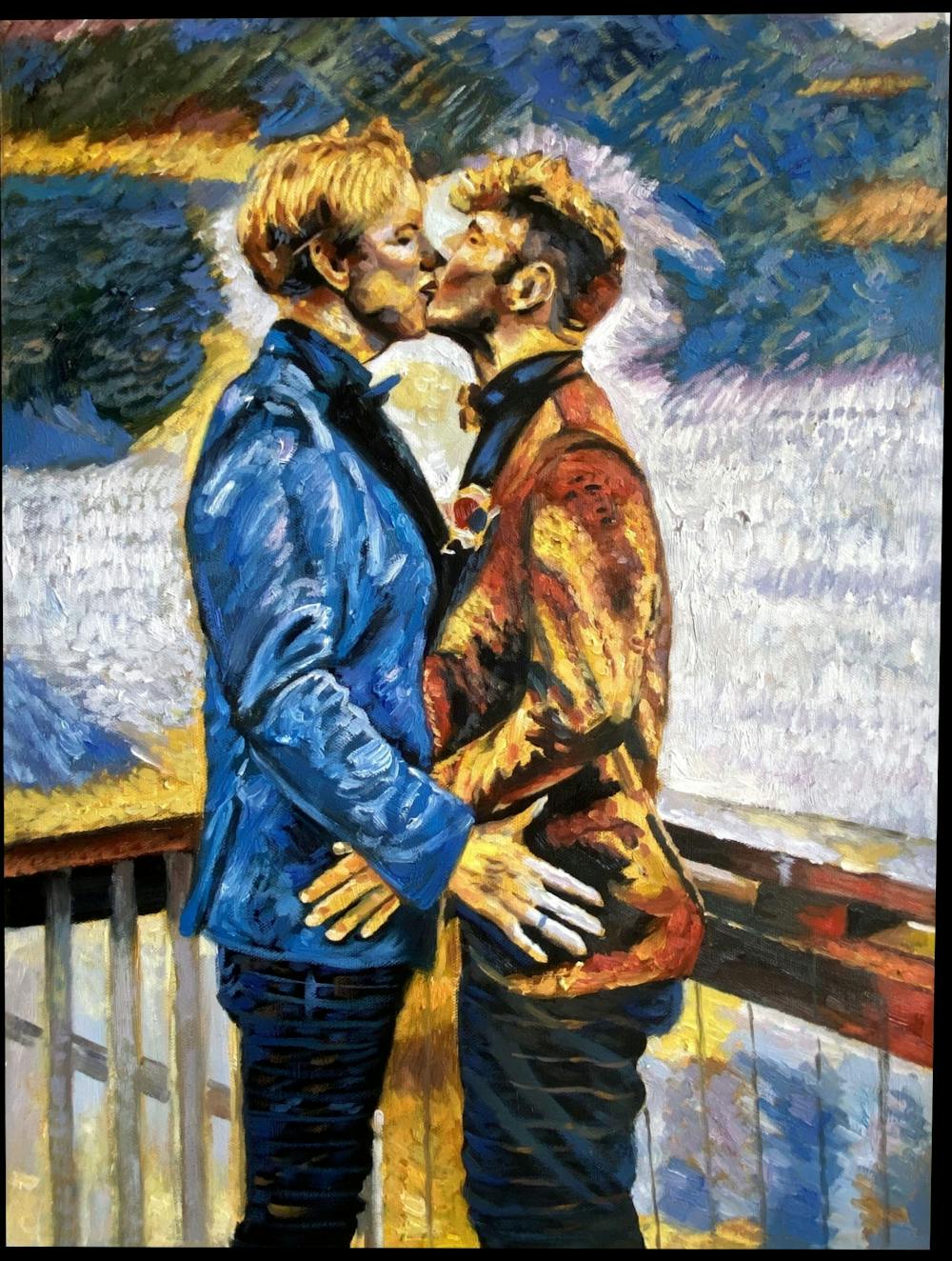 Artist-Rendered Painting