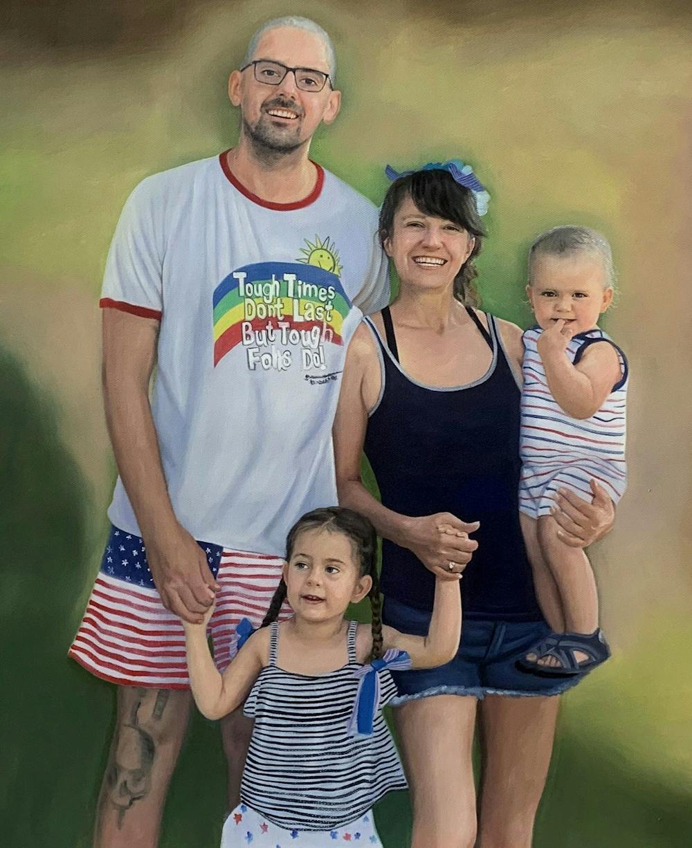 Artist-Rendered Painting