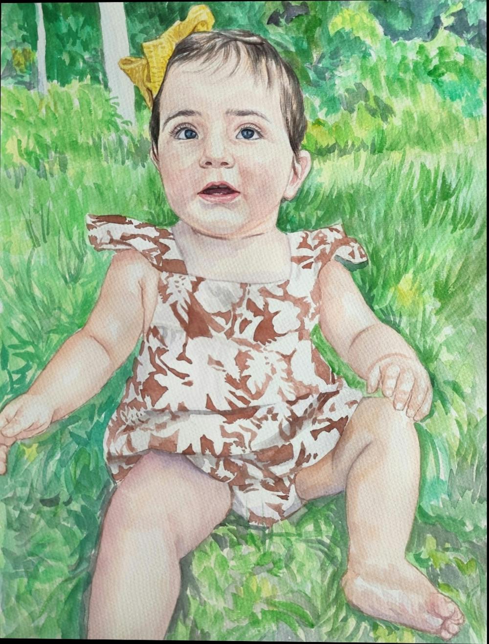 Artist-Rendered Painting