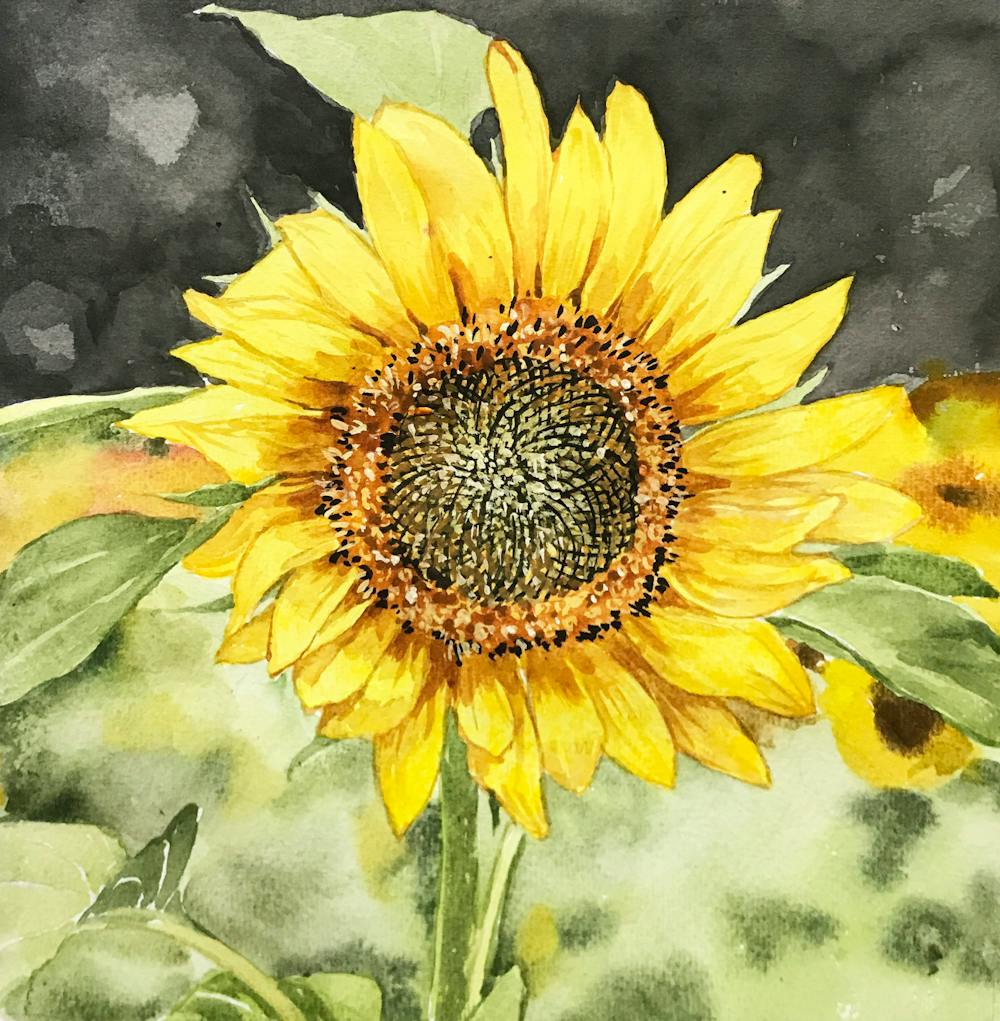 Artist-Rendered Painting