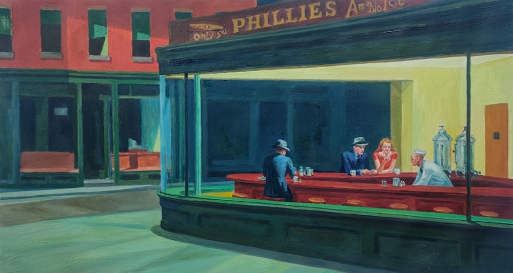 Artist-Rendered Painting