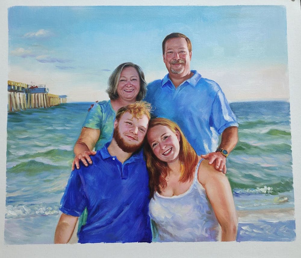 Artist-Rendered Painting