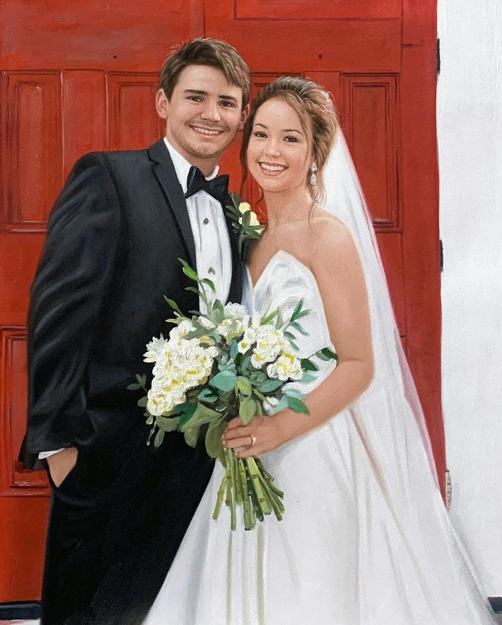 Artist-Rendered Painting