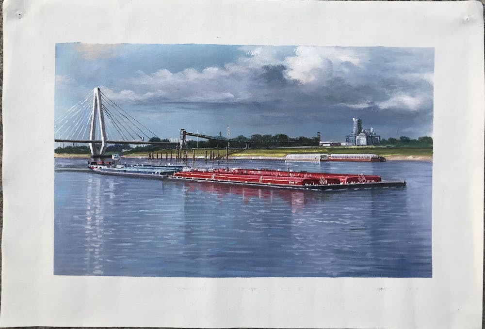 Artist-Rendered Painting