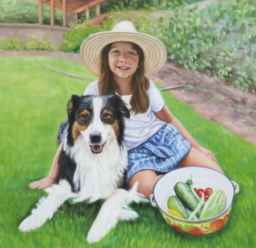 Artist-Rendered Painting