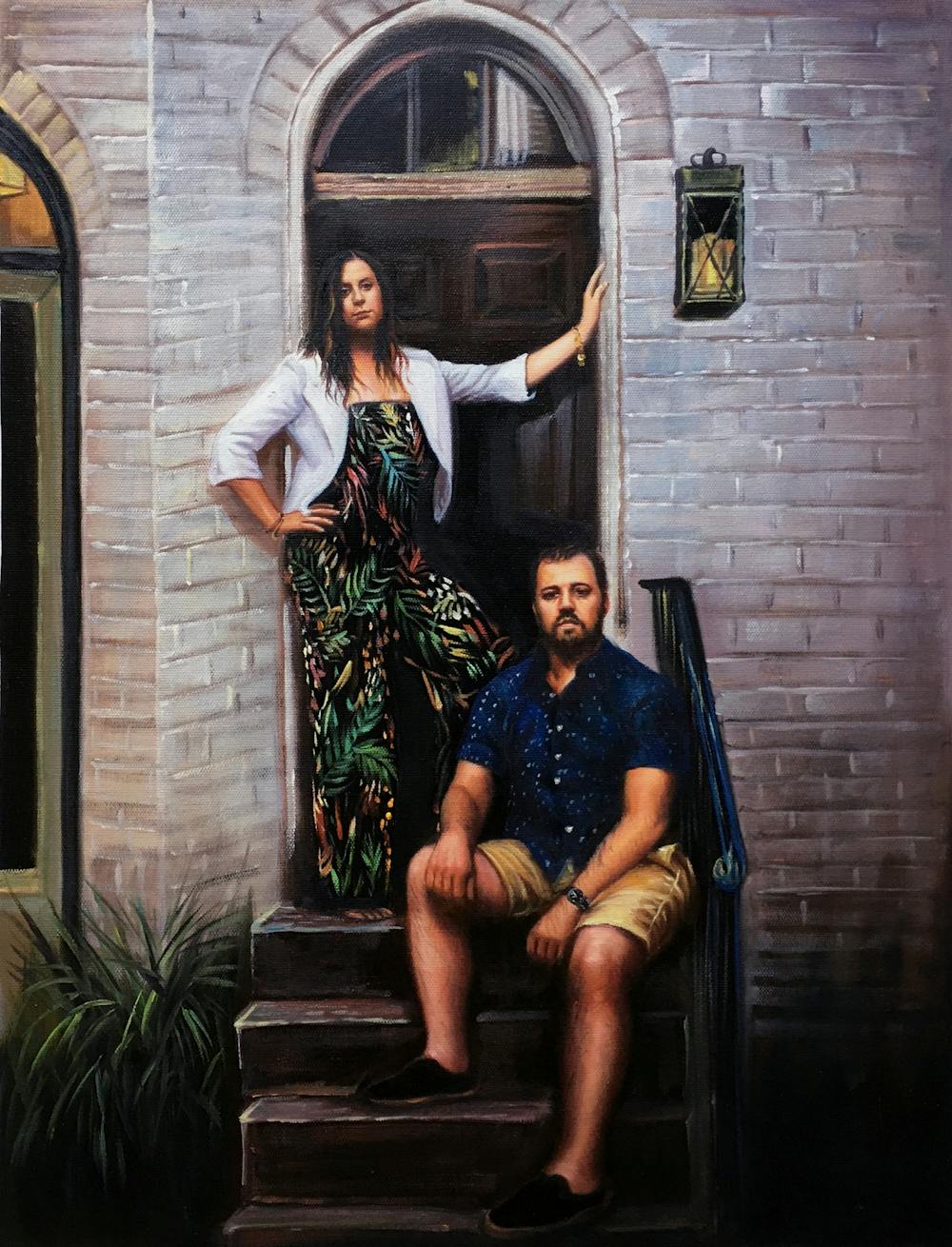 Artist-Rendered Painting