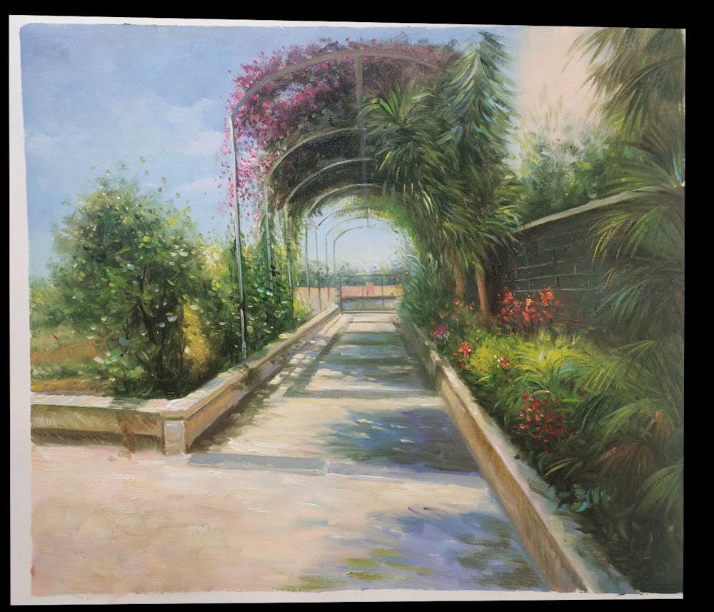 Artist-Rendered Painting