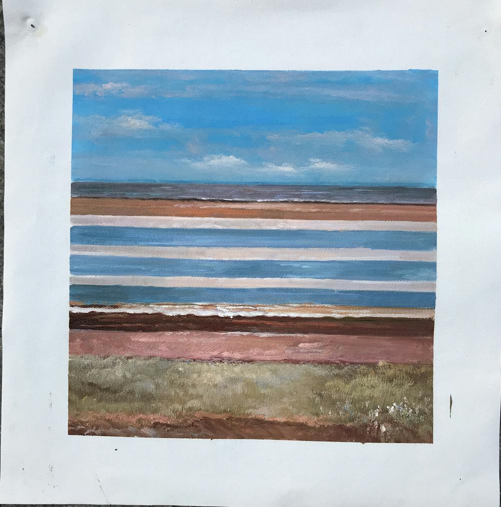 Artist-Rendered Painting