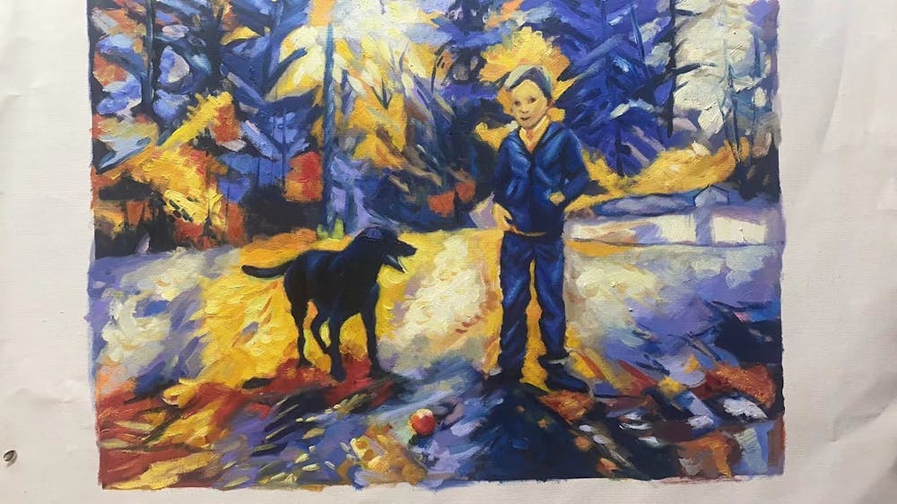 Artist-Rendered Painting