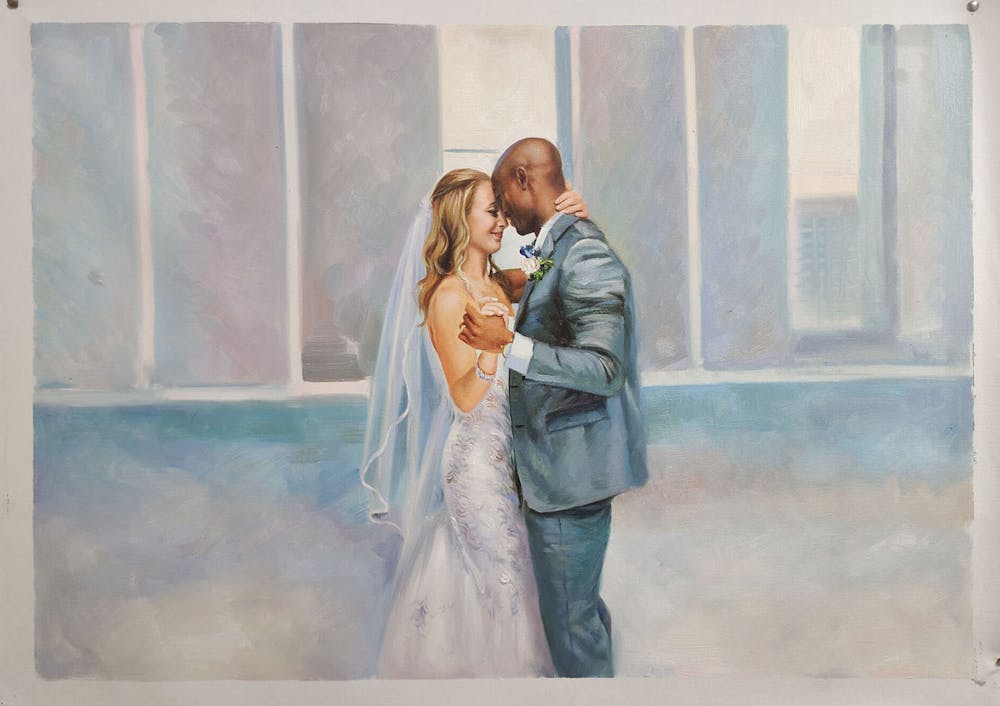 Artist-Rendered Painting