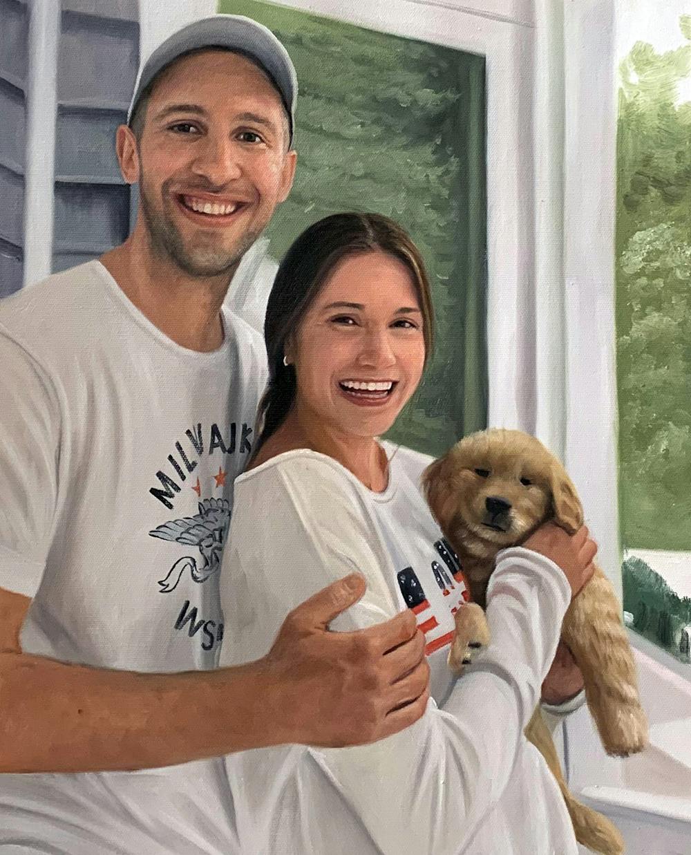 Artist-Rendered Painting