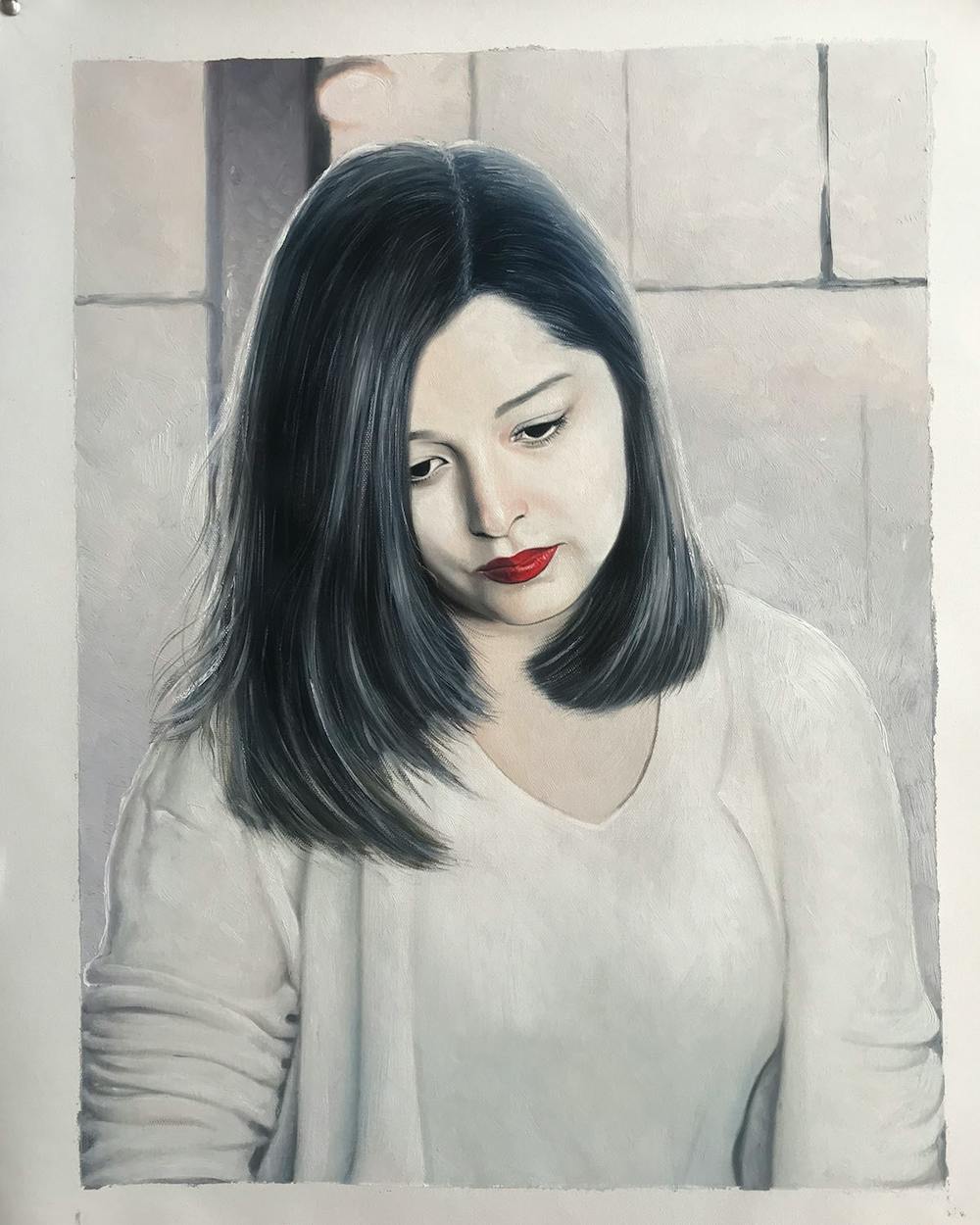 Artist-Rendered Painting