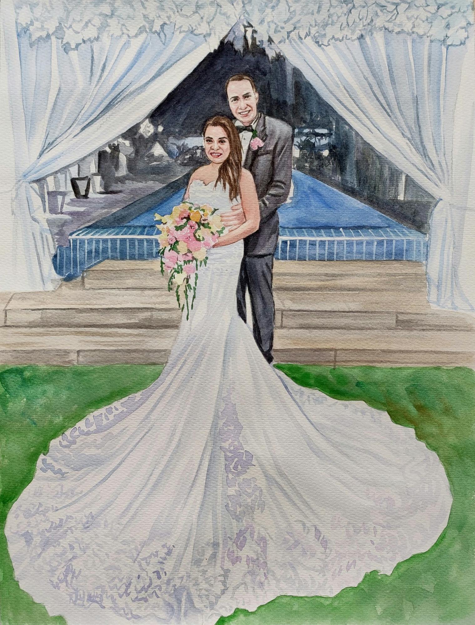 Customer painting sample