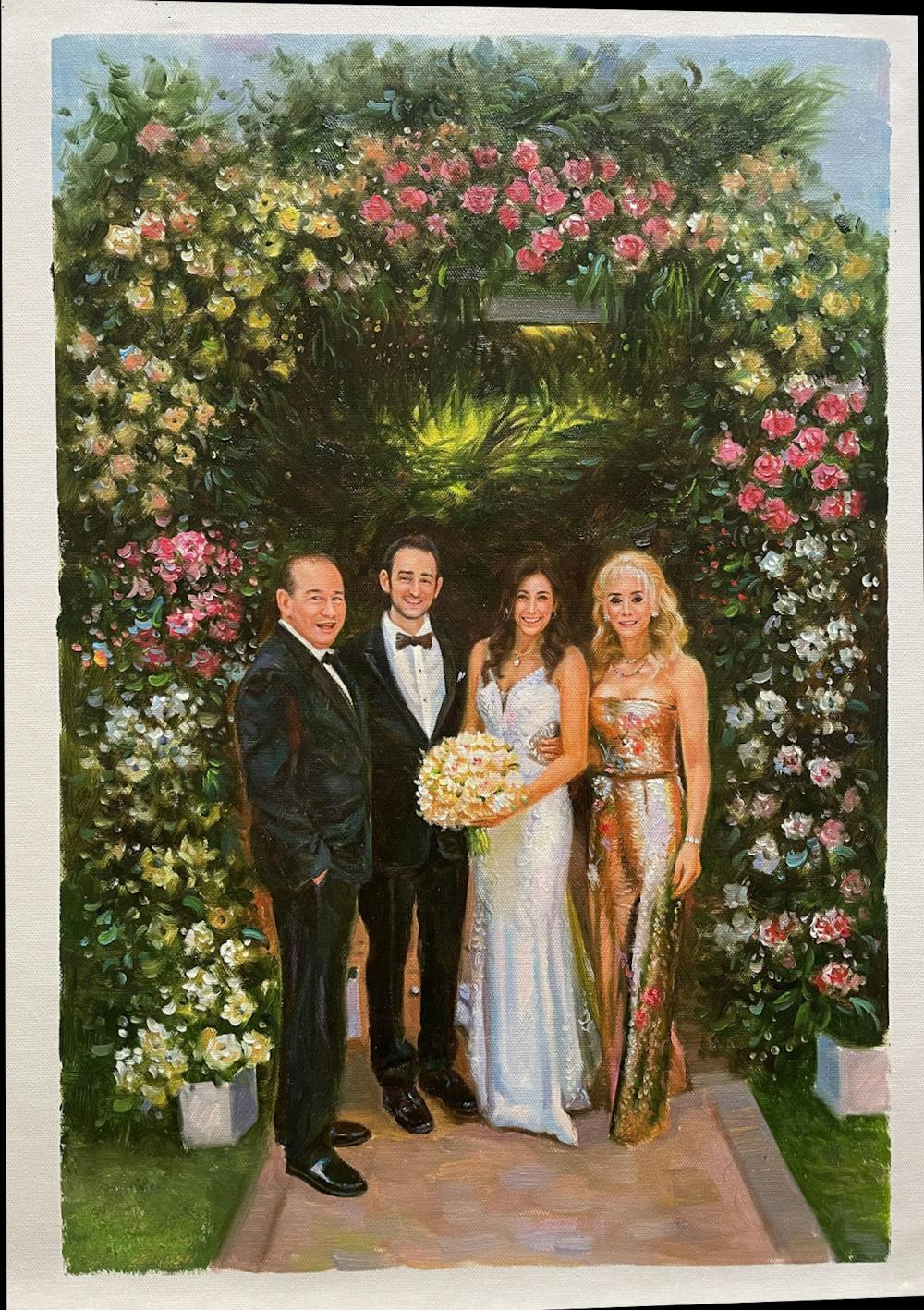 Artist-Rendered Painting