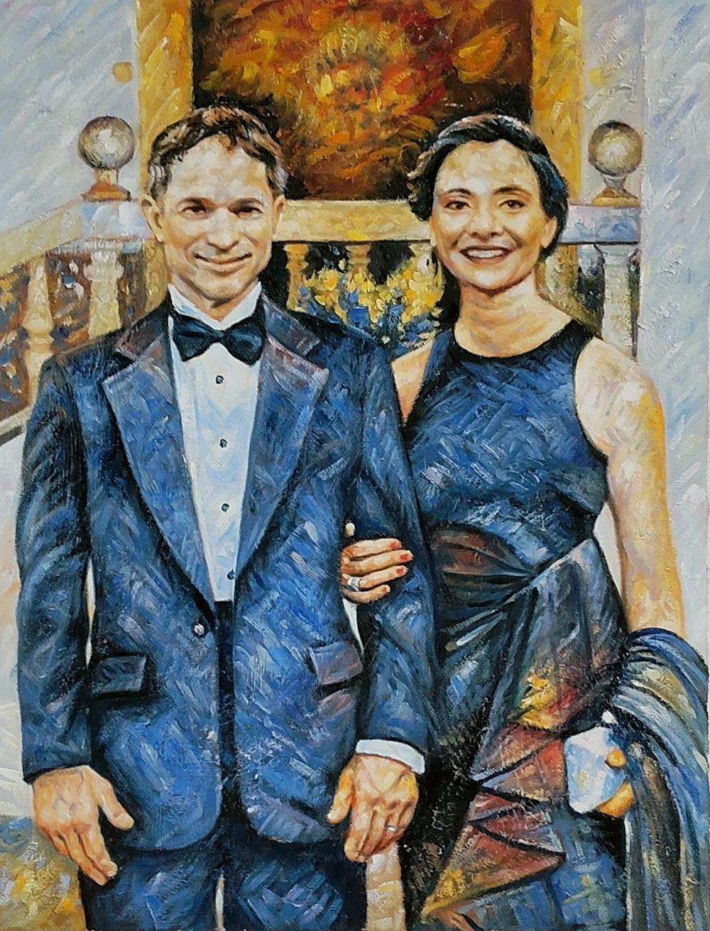 Artist-Rendered Painting