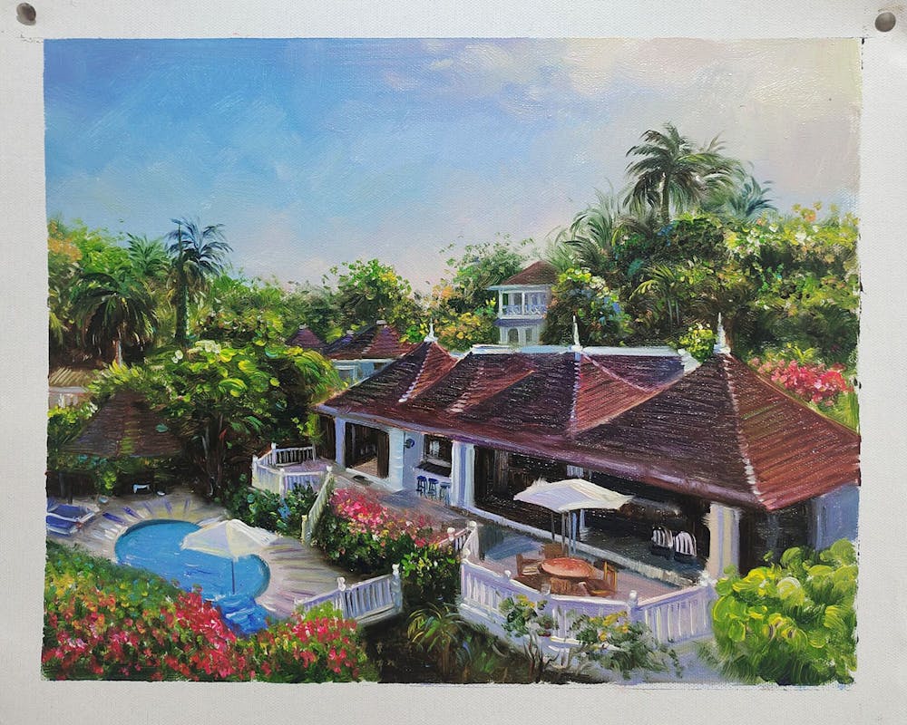 Artist-Rendered Painting