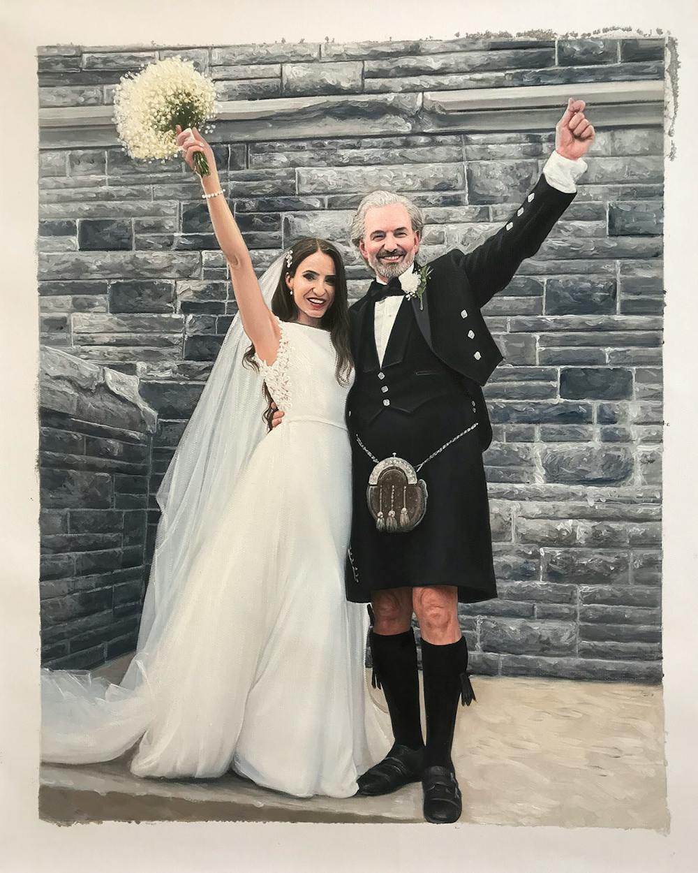 Artist-Rendered Painting