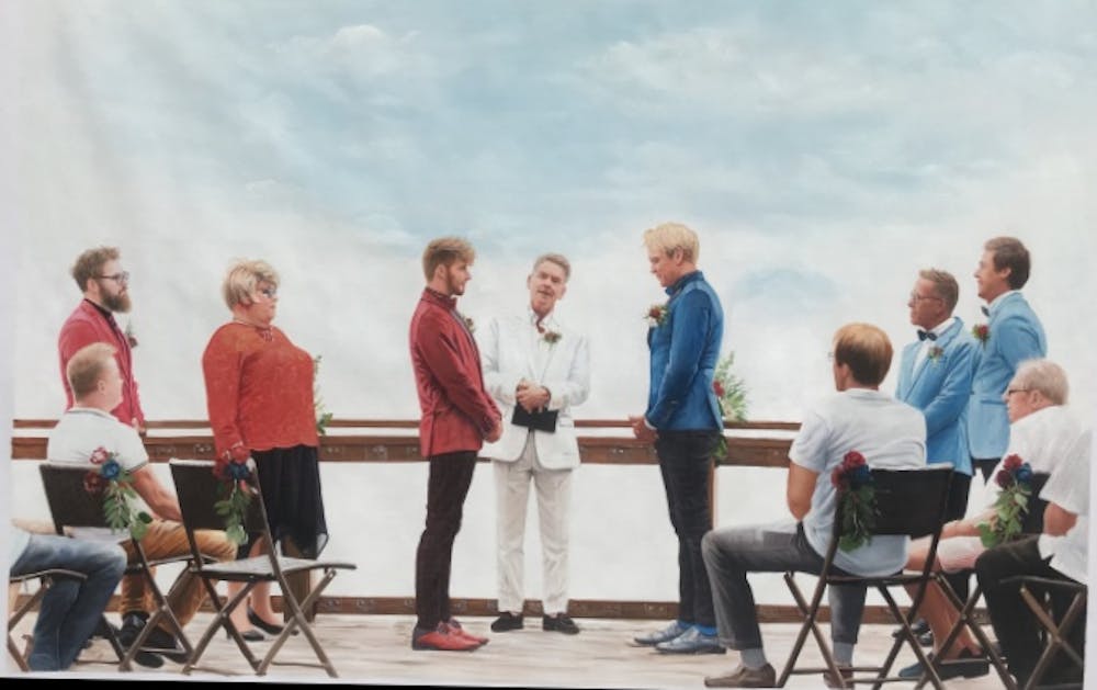 Artist-Rendered Painting