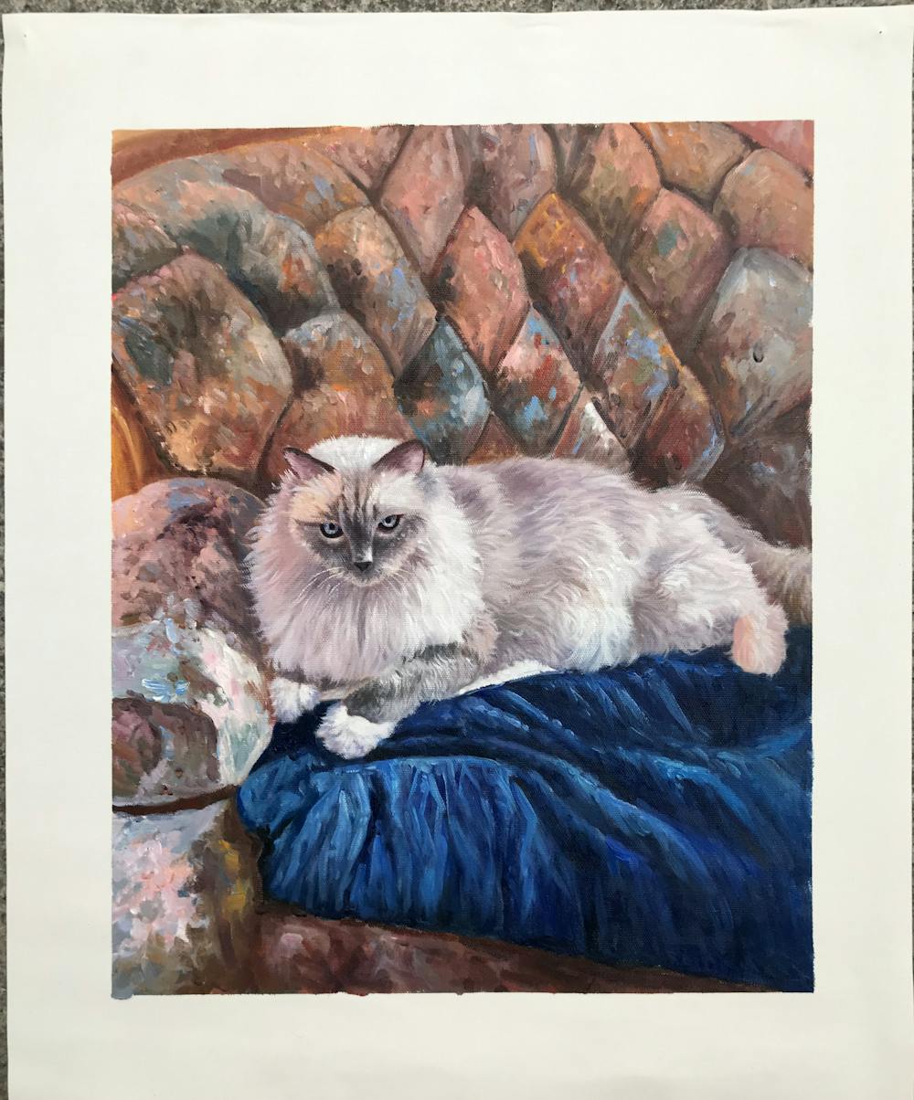 Artist-Rendered Painting