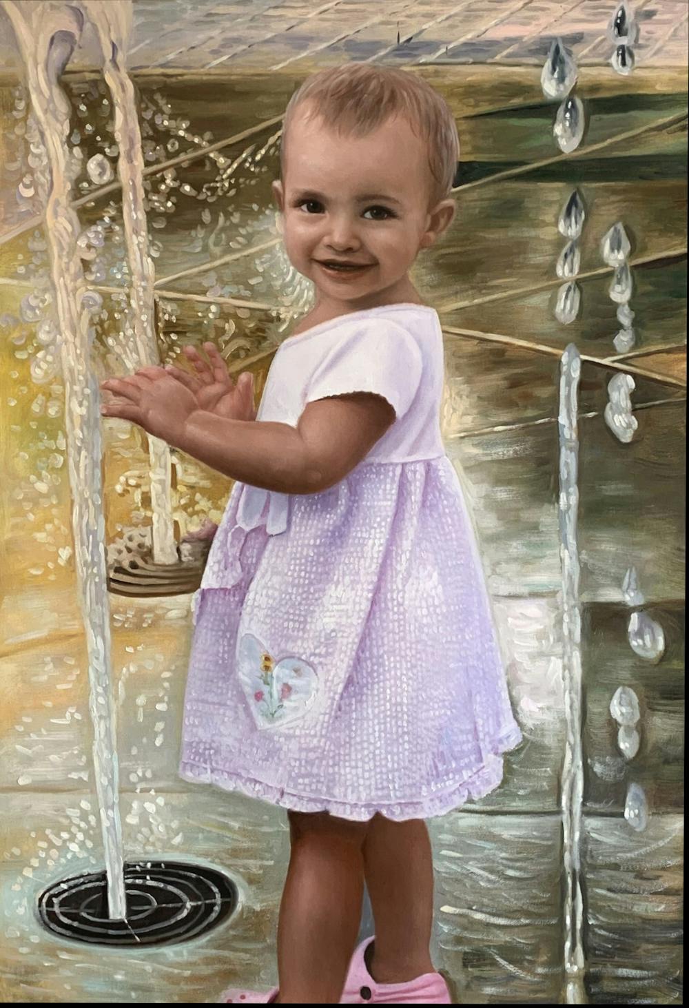 Artist-Rendered Painting