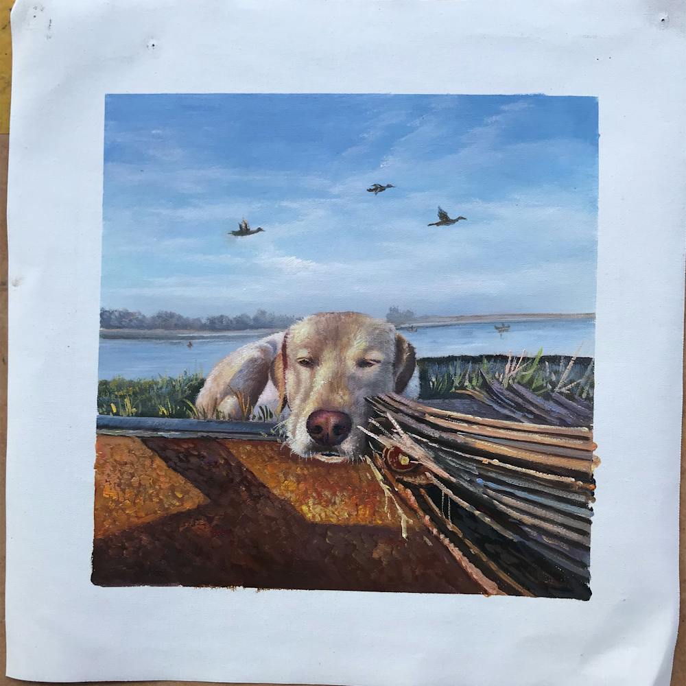 Artist-Rendered Painting