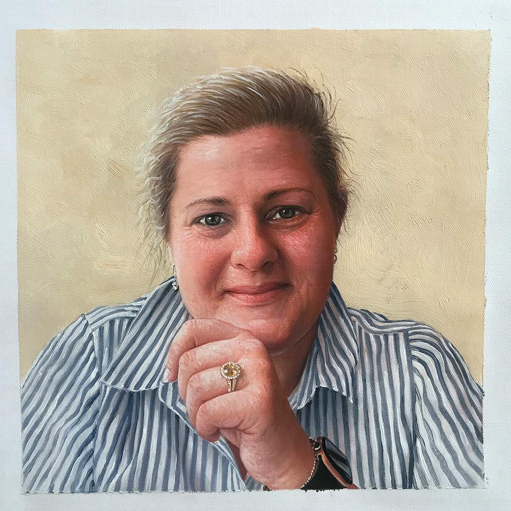 Artist-Rendered Painting