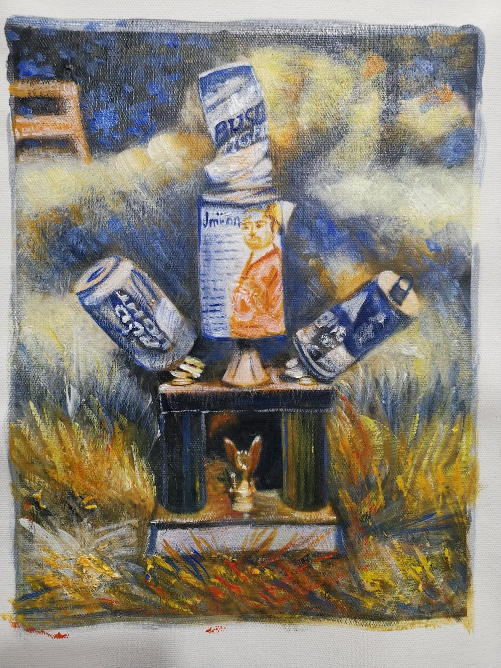 Artist-Rendered Painting