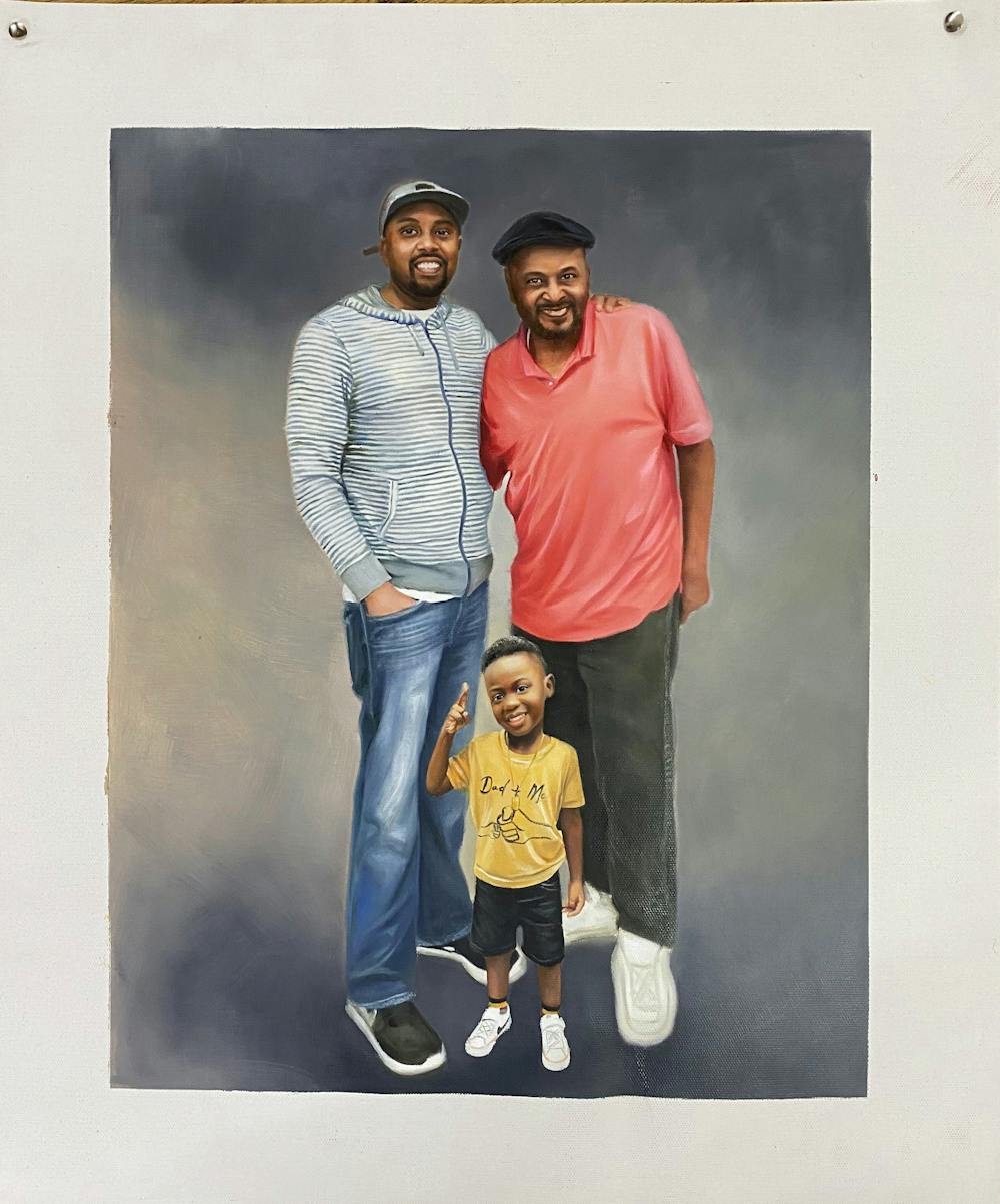 Artist-Rendered Painting