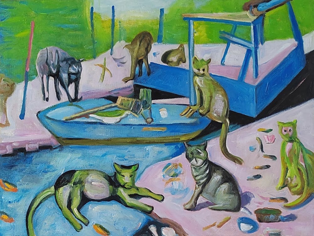 Artist-Rendered Painting