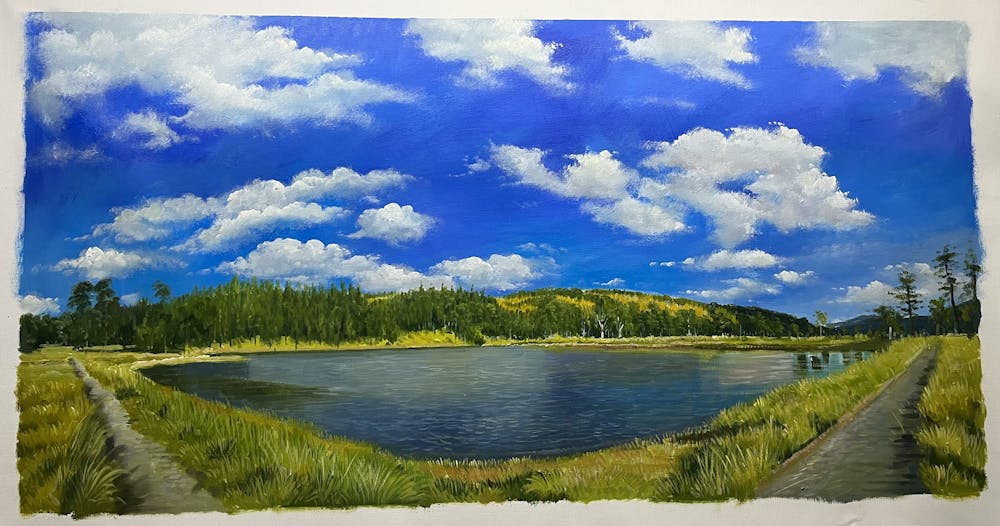 Artist-Rendered Painting