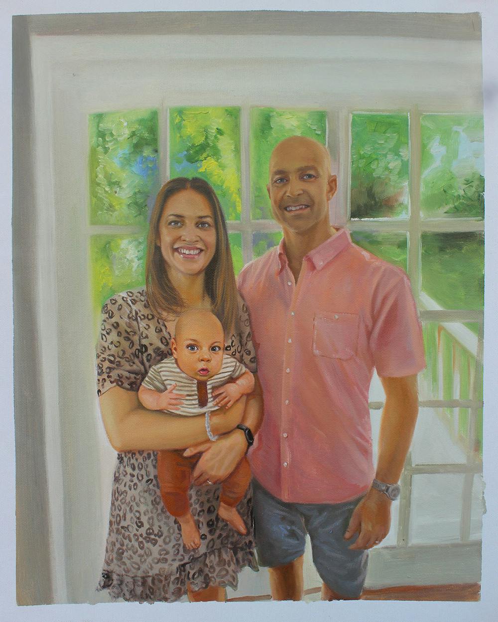 Artist-Rendered Painting