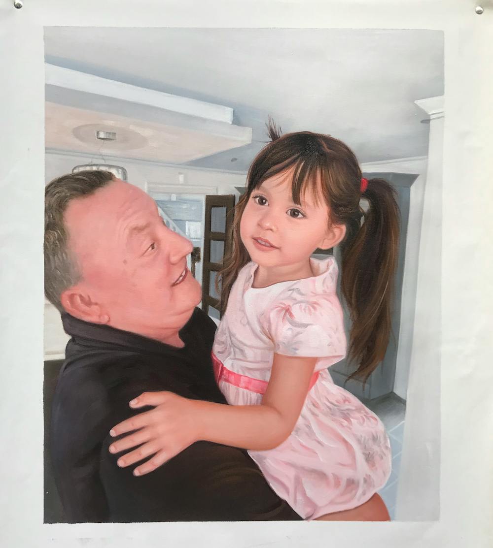 Artist-Rendered Painting