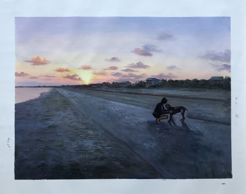 Artist-Rendered Painting