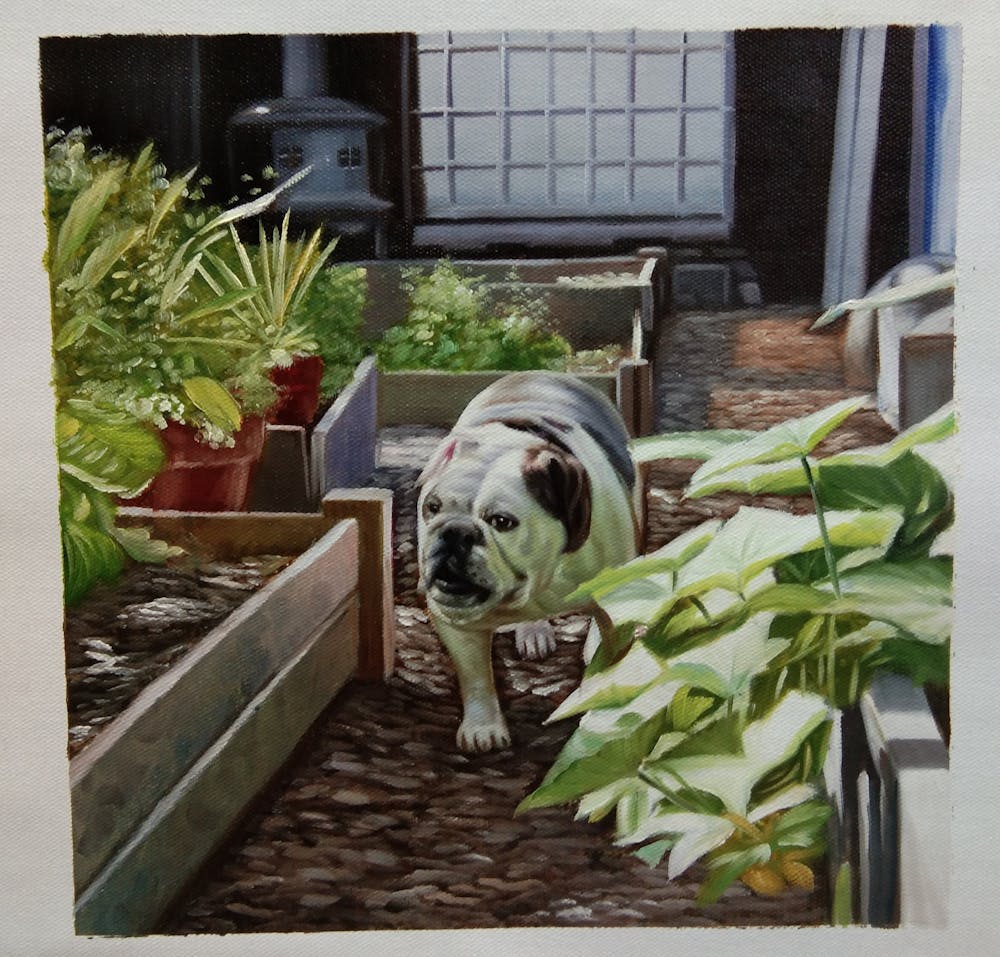 Artist-Rendered Painting