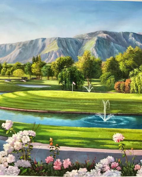 Custom oil painting from a customer photo