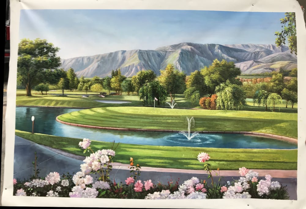 Artist-Rendered Painting