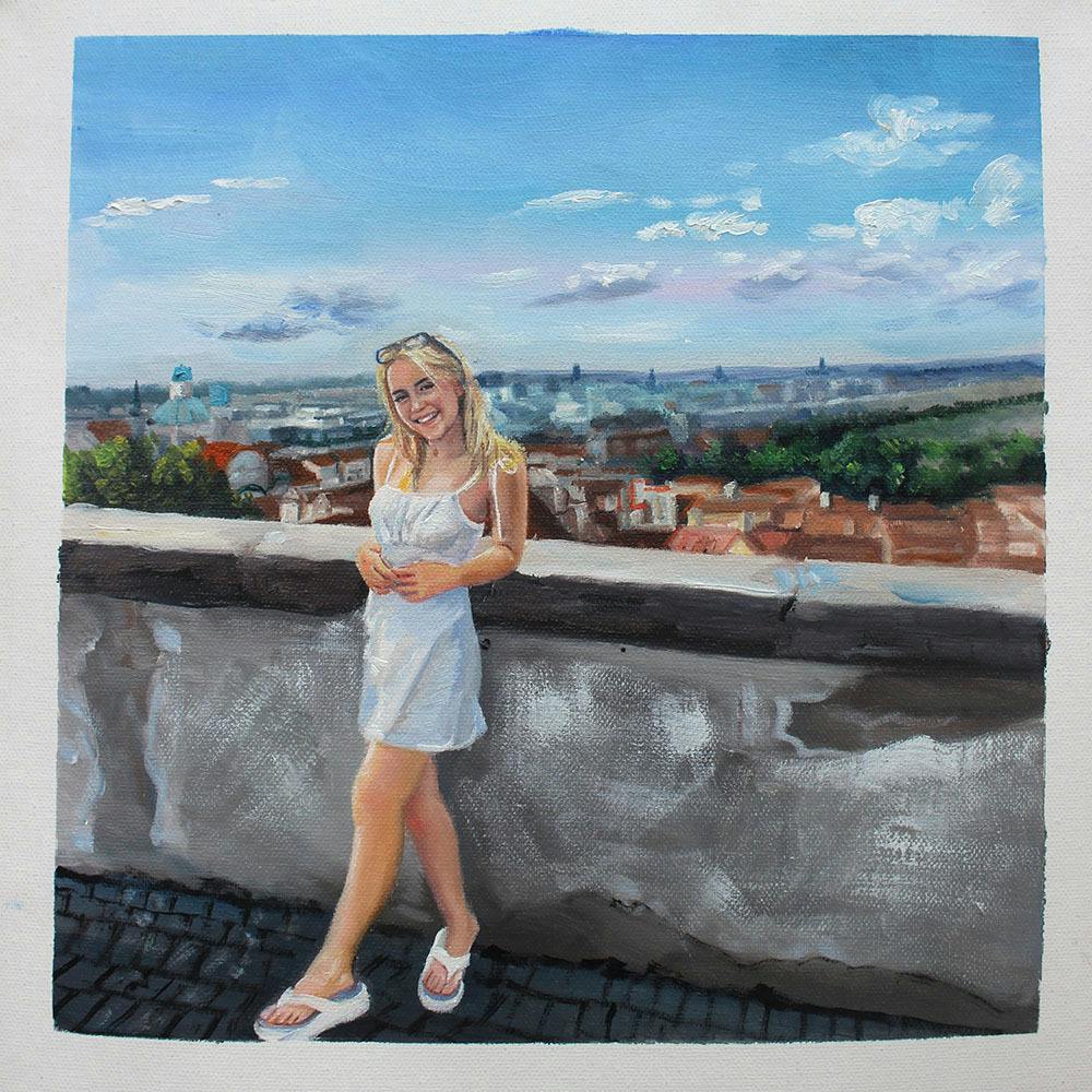 Artist-Rendered Painting