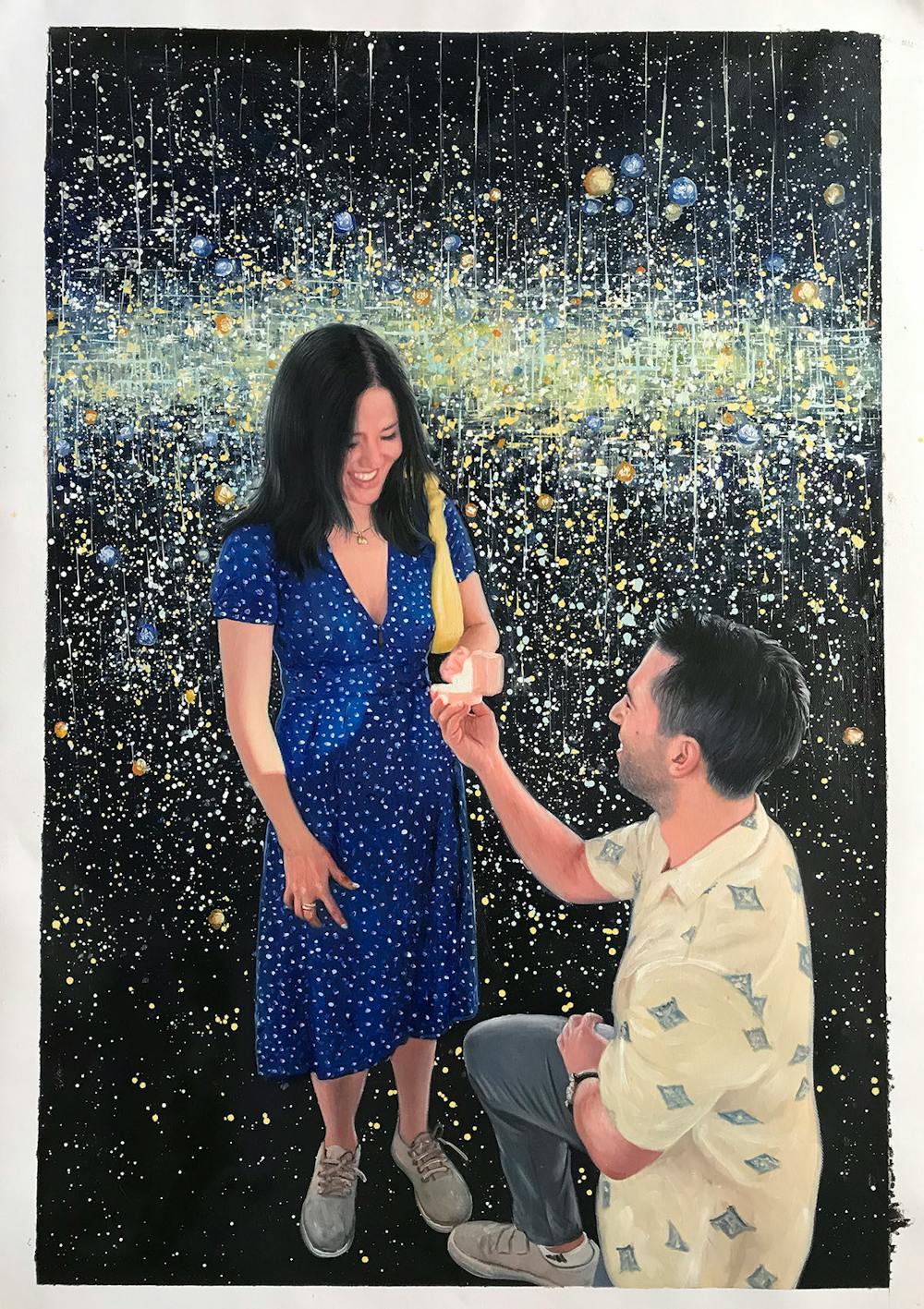 Artist-Rendered Painting