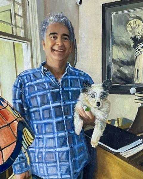 Custom oil painting from a customer photo