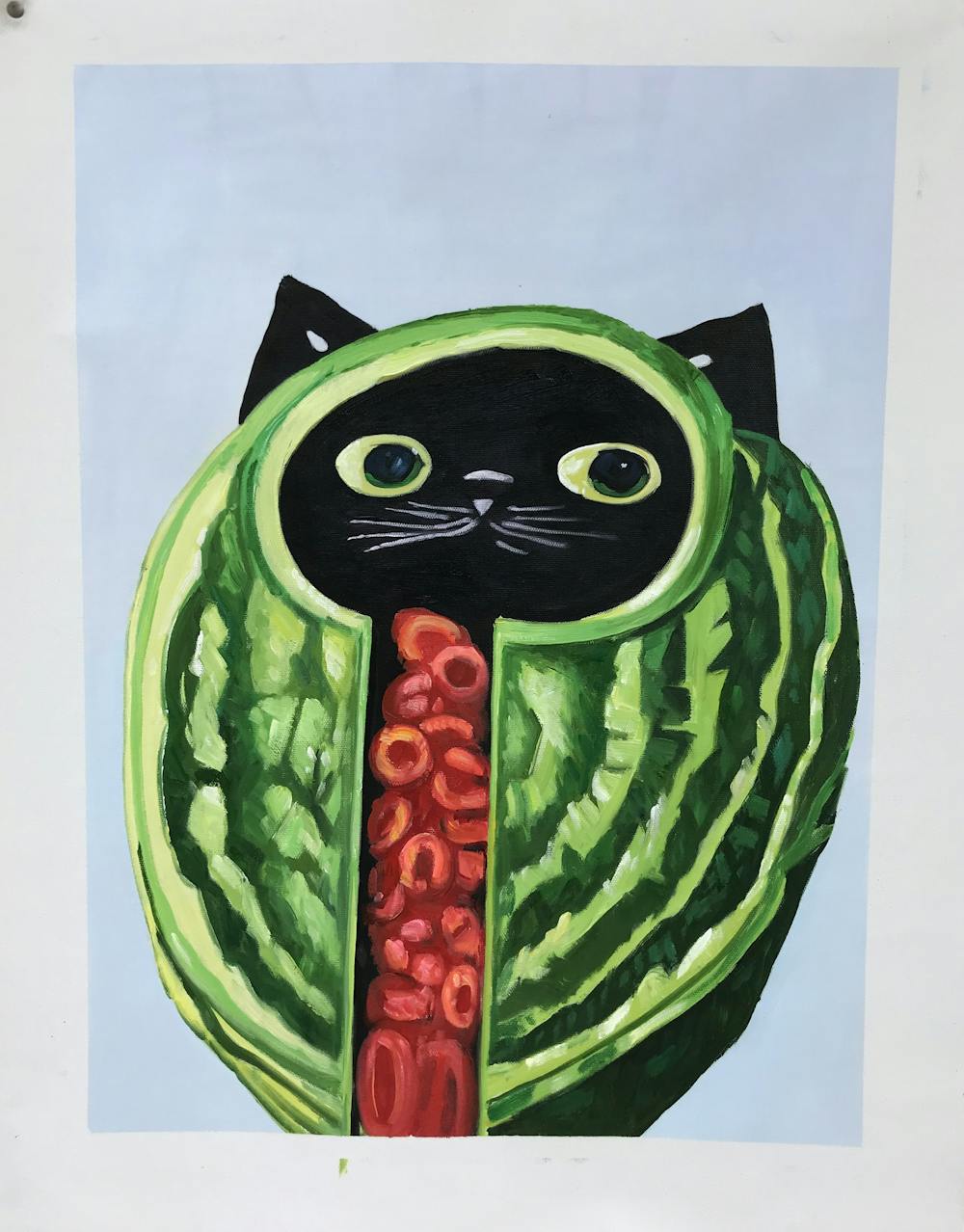 Artist-Rendered Painting