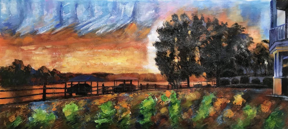 Artist-Rendered Painting