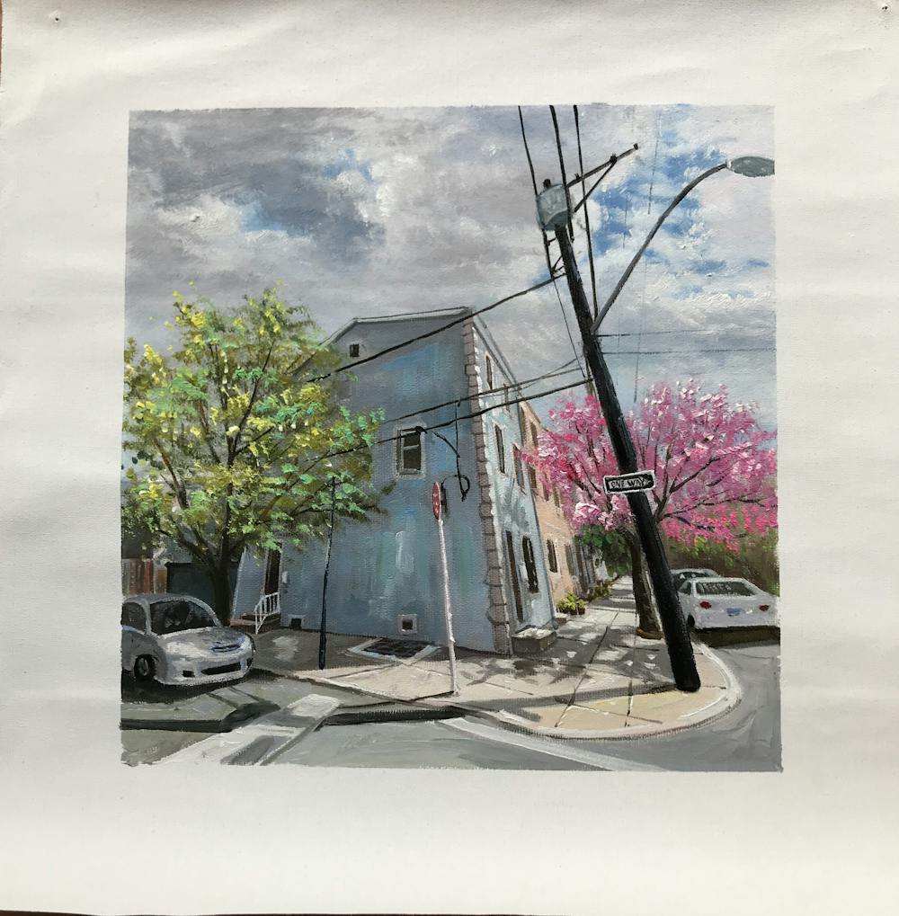 Artist-Rendered Painting