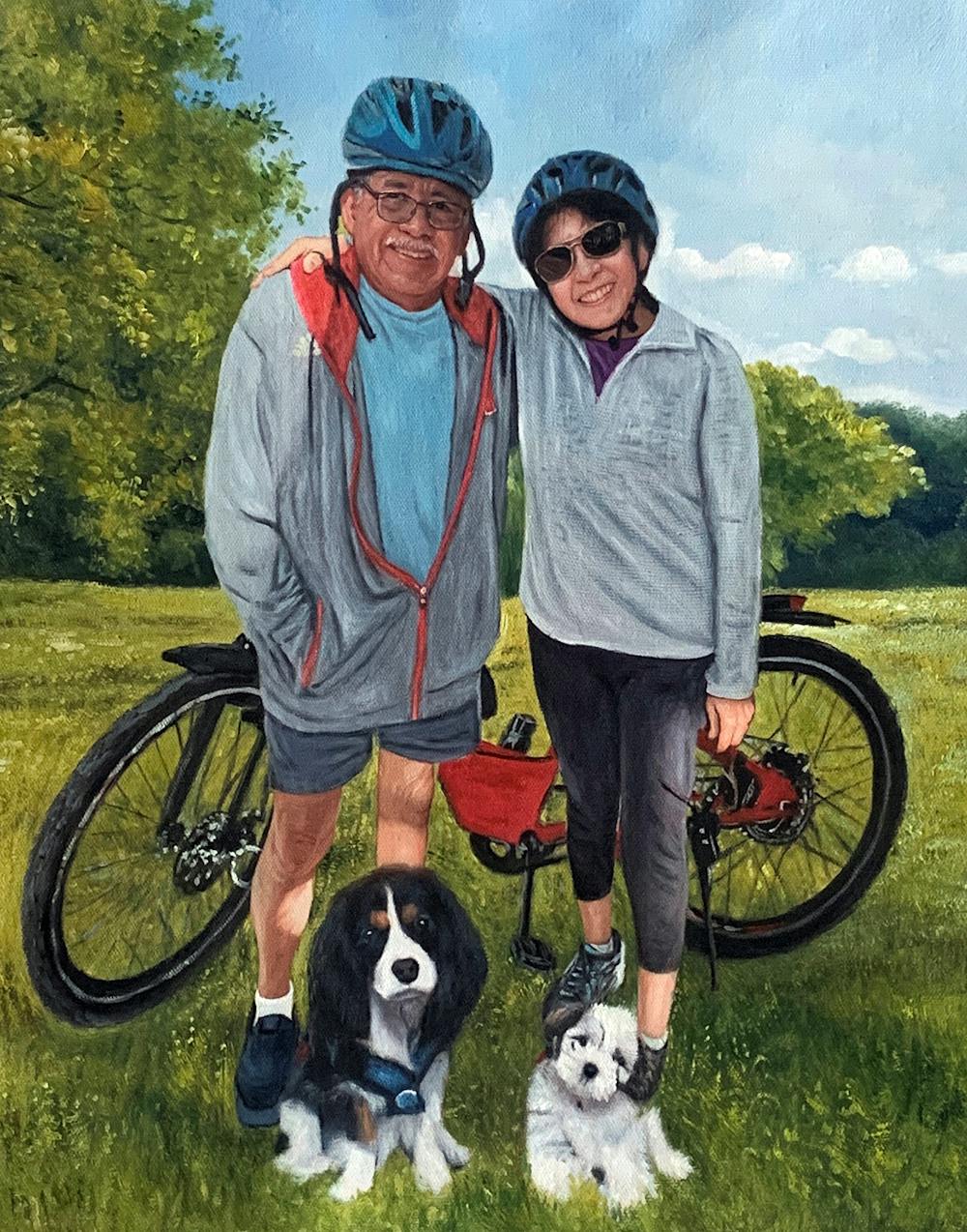 Artist-Rendered Painting