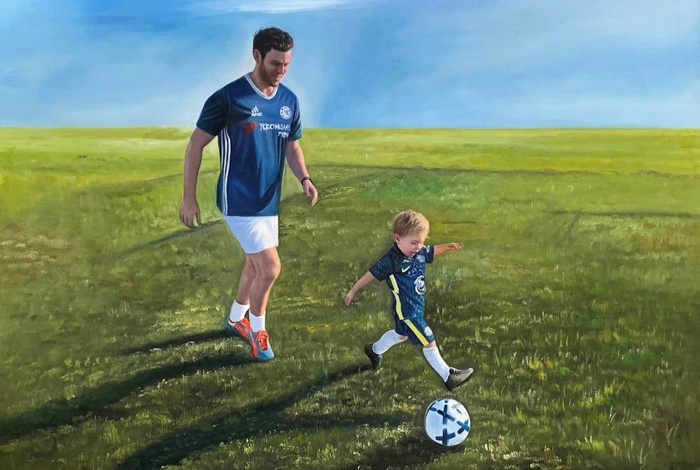 Artist-Rendered Painting