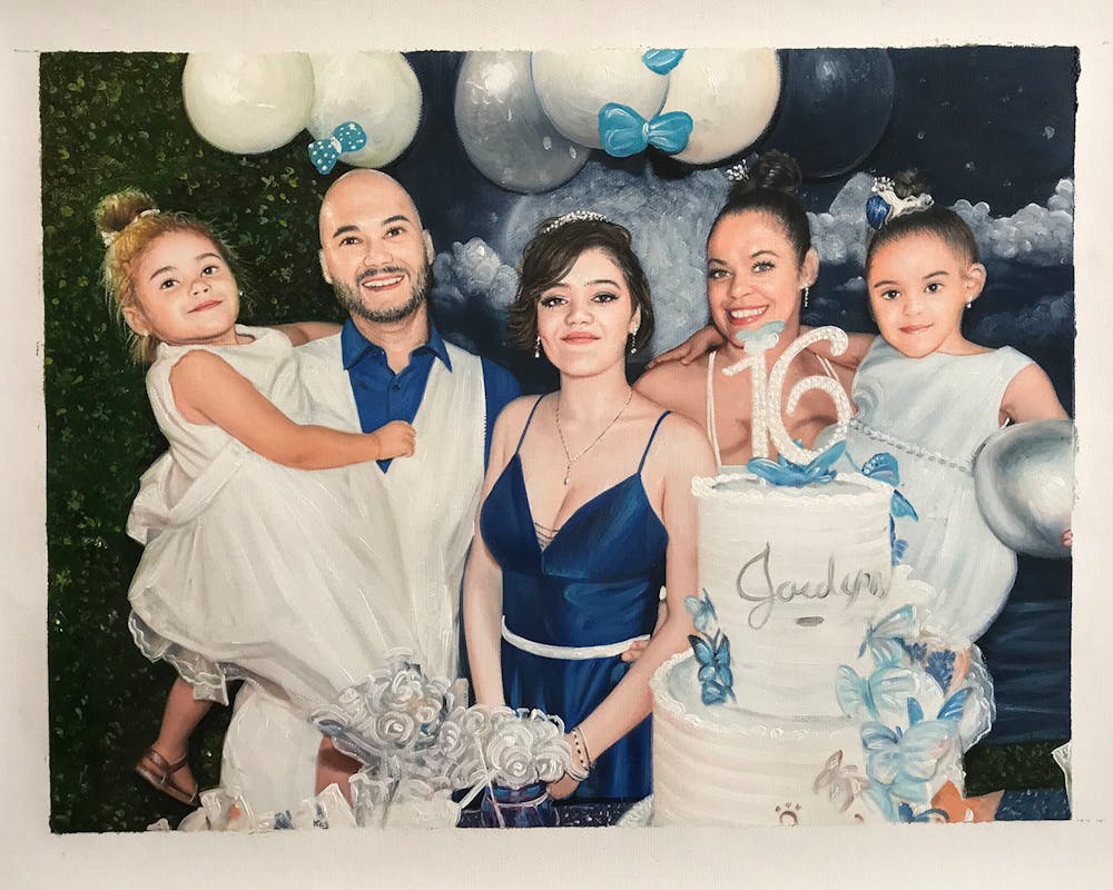 Artist-Rendered Painting