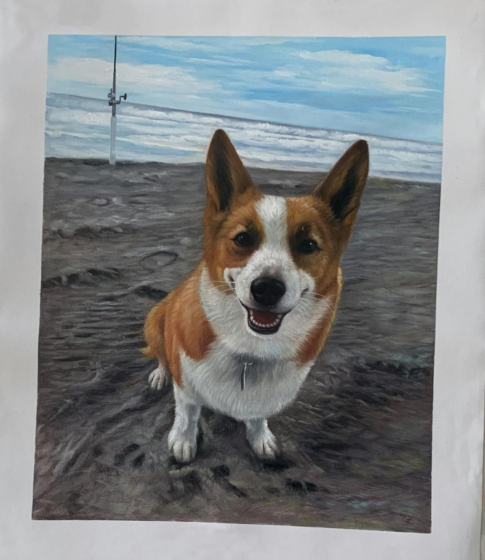 Artist-Rendered Painting