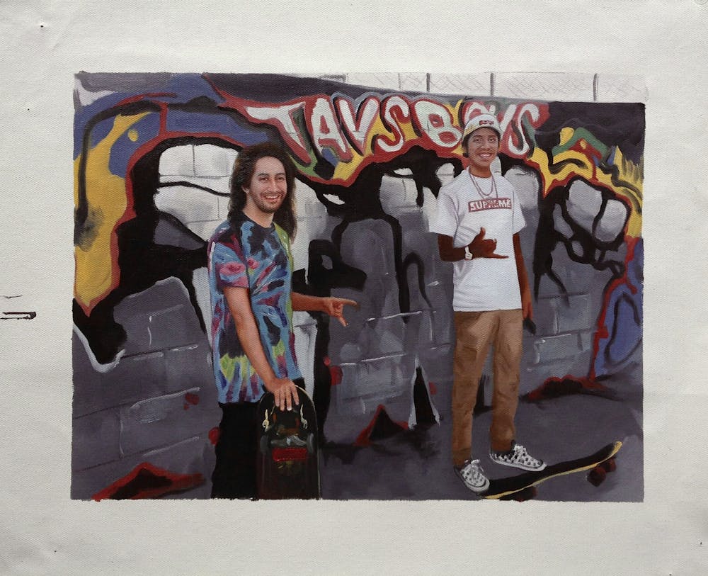 Artist-Rendered Painting