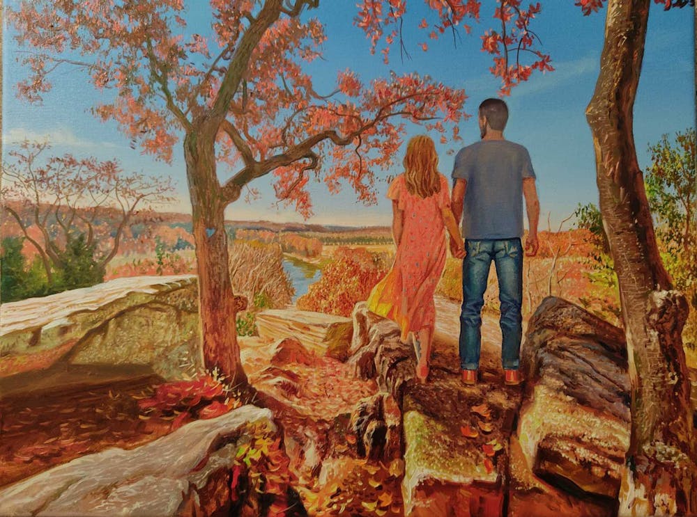 Artist-Rendered Painting