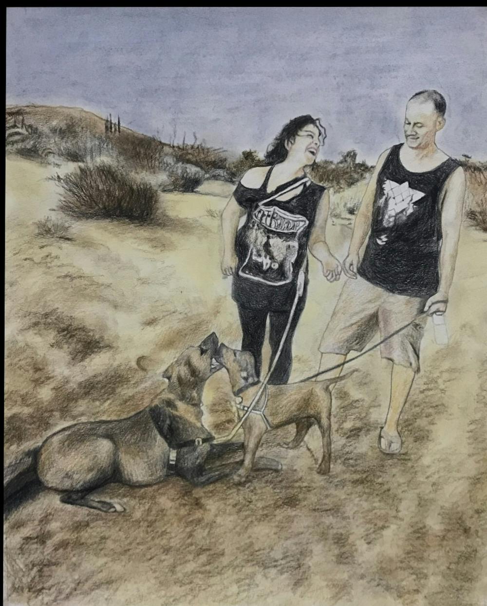 Artist-Rendered Painting